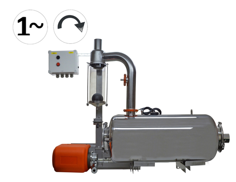 MS Complete Milk Receiver Set 100L 1xOutlet (Single Phase)