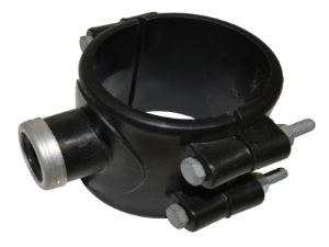 Tee Clamp-On 63mm x ½BSP