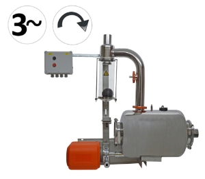 MS Complete Milk Receiver Set 55L (Three Phase)