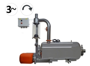 MS Complete Milk Receiver Set 100L 1 Outlet 3 Ph