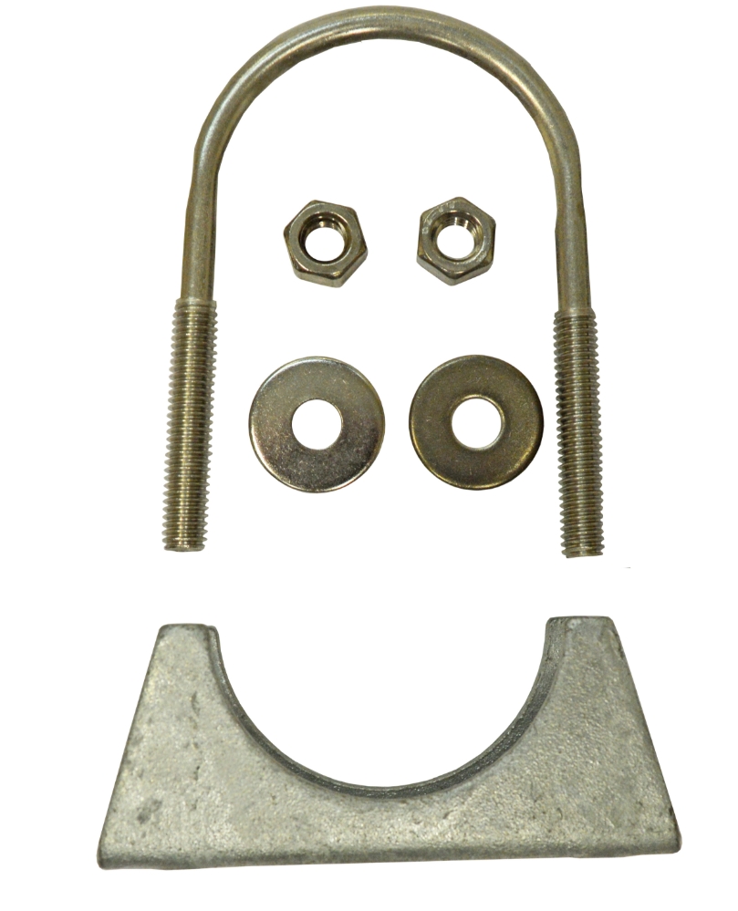 Pack U Bolt M6 & Metal Saddle (1) Milking Solutions