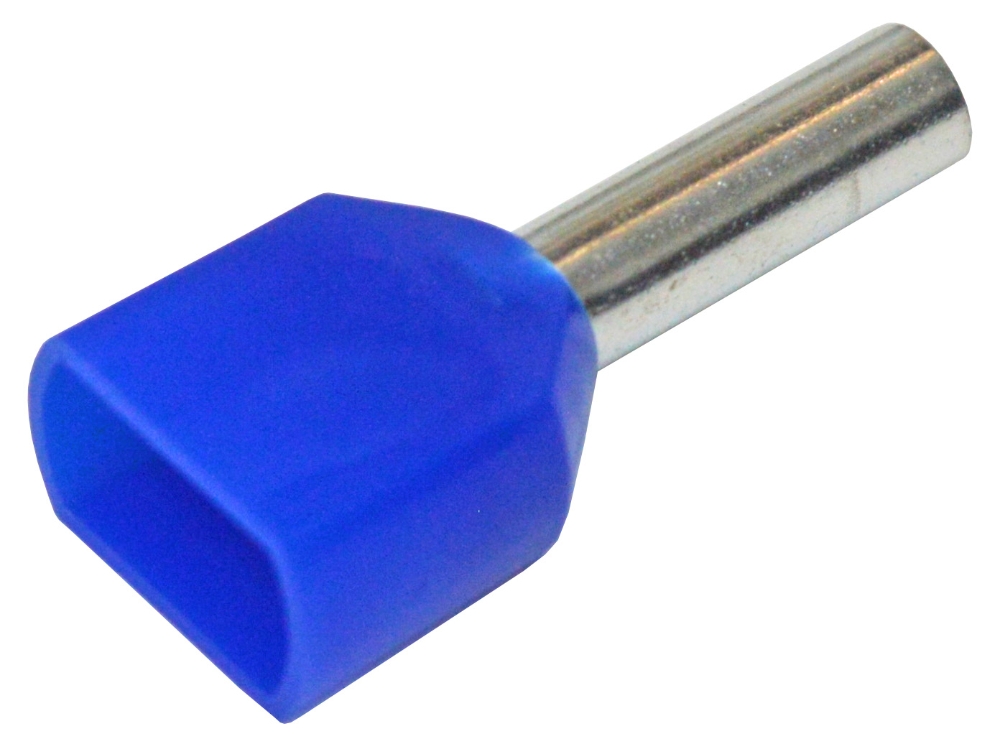 MS Ferrule Twin Boot 2.5mm Sq Blue