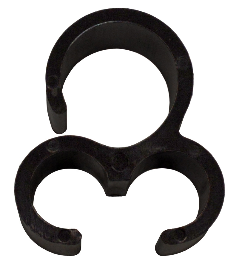 MS Milk/Pulse Tube Retention Clip ALT Black D385656MS