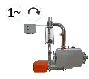 MS Complete Milk Receiver Set 55L (Single Phase)