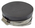 MS End Cap 89mm Black Rubber With Jubilee Clip