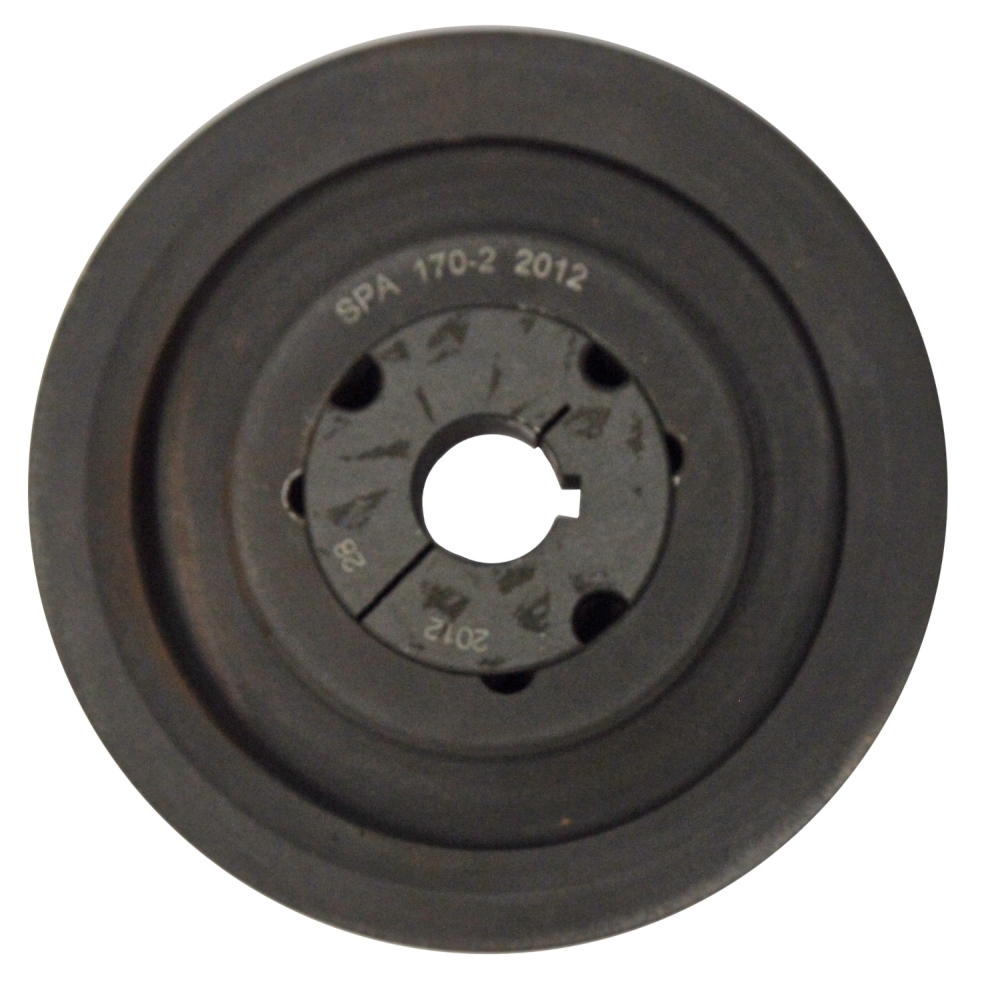 MS Pulley & Bush 2 Groove 170Pcd 28 Bore