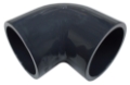 MS Elbow 63mm 90° uPVC Plastic Grey