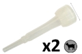 MS Pack Liner Silicone Goat (2) Alt Flat Head MS997 (Ø22)