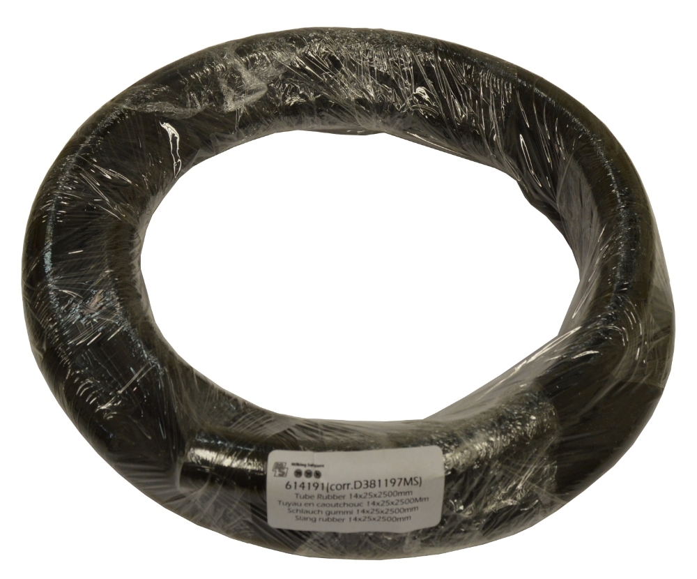 MS Tube Rubber 14mmid x 25mmod x 2.5m