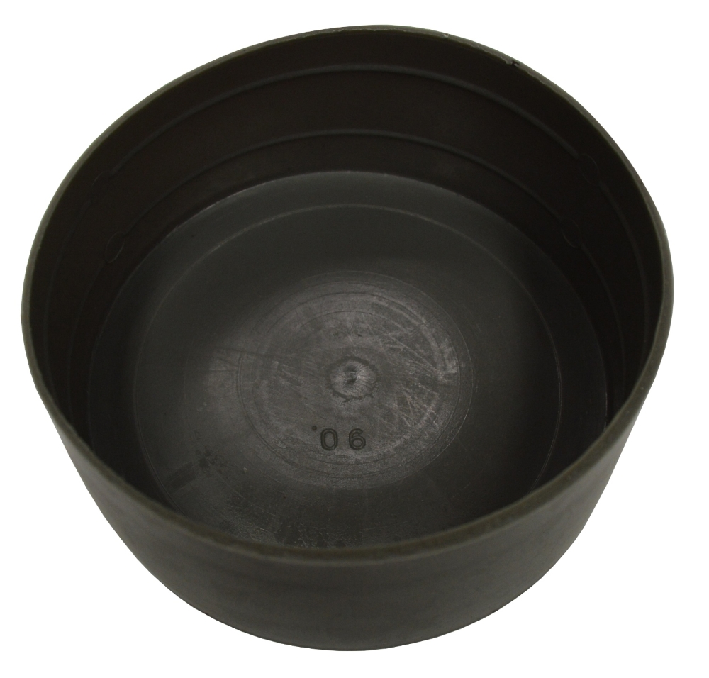 MS End Cap 90mm Plastic Grey