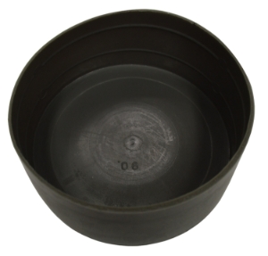 MS End Cap 90mm Plastic Grey
