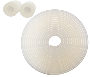 MS Silicone Tube Twin 7mm x 14mm x 20m Clear