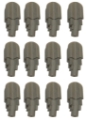 MS Pack Nipples for Isojet Grey